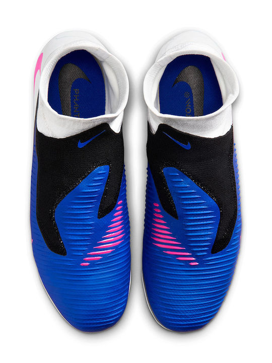 Nike Phantom 6 High Pro Футболни Обувки с Бутони FG Сини