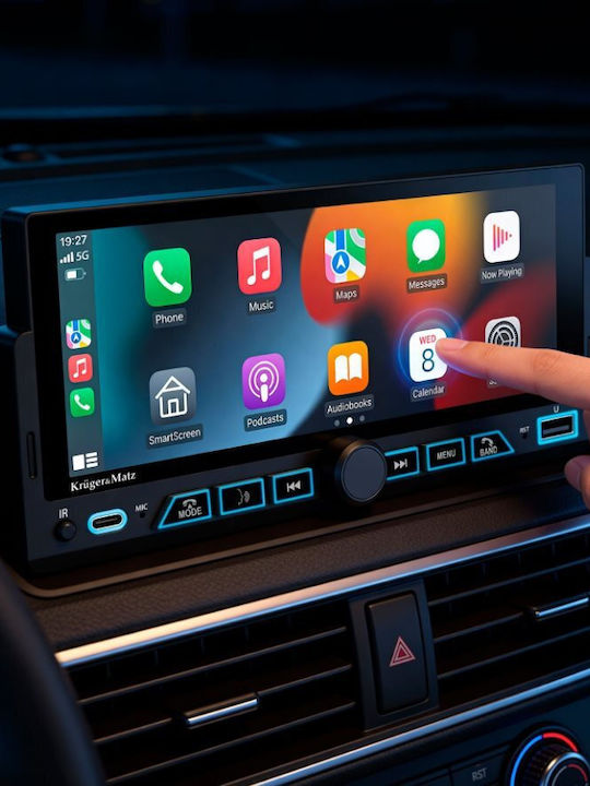 Kruger & Matz Автомобилна Аудио Система (Bluetooth/USB/WiFi/GPS/Apple CarPlay/Android Auto)