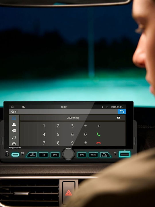 Kruger & Matz Автомобилна Аудио Система (Bluetooth/USB/WiFi/GPS/Apple CarPlay/Android Auto)