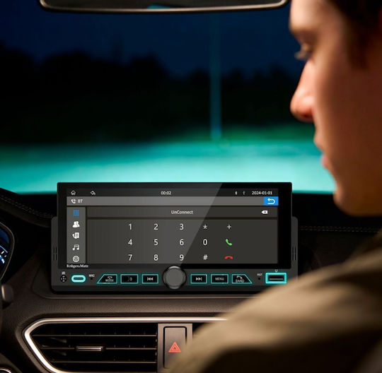 Kruger & Matz Ηχοσύστημα Αυτοκινήτου (Bluetooth/USB/WiFi/GPS/Apple-Carplay/Android-Auto)