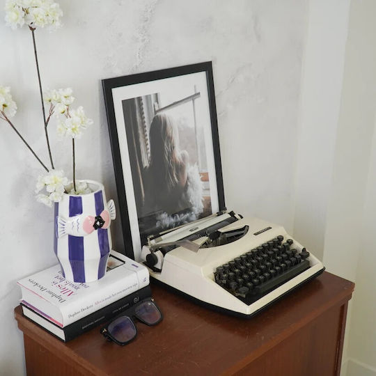 Beauty Home Βάζο “ψαράκια” – Μπλε Λευκό Ροζ 14×11,5×18,5cm Beauty Home