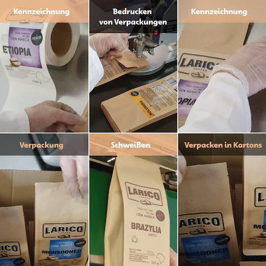 Larico Καφές Espresso Arabica Peru σε Κόκκους 500gr