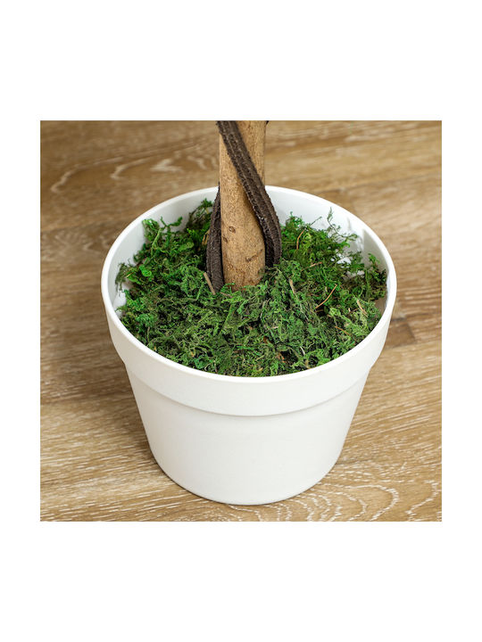 Outsunny Copac Artificial Plantă Artificială Ghiveci din Ciment Plantă Artificială