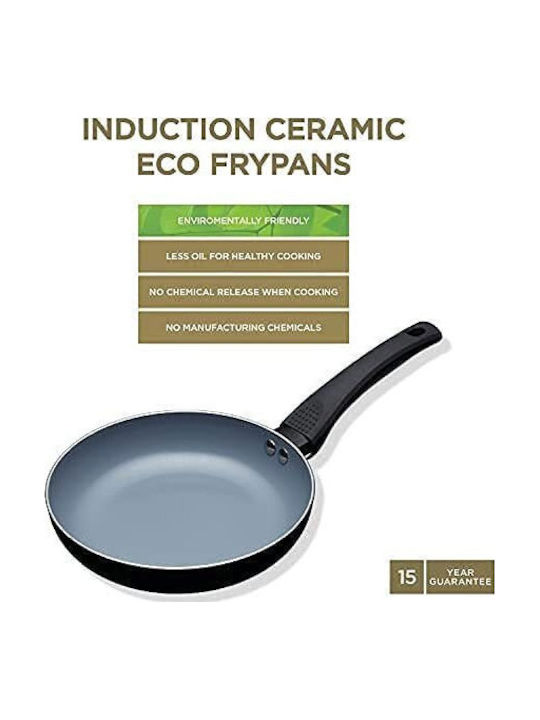 Kitchen Craft Τηγάνι από Αλουμίνιο με Κεραμική Επίστρωση 20cm