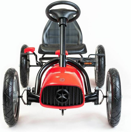 Go Kart Cu Un Loc Cu Pedală Roșu Pentru 8+ Ani