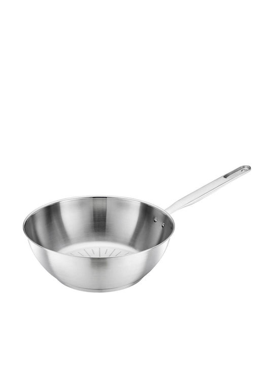 Fiskars Wok din Oțel cu Strat Ceramic 28cm