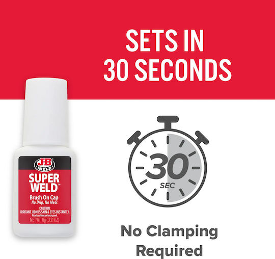 Adeziv Instant Superweld Brush-on 6g Transparent