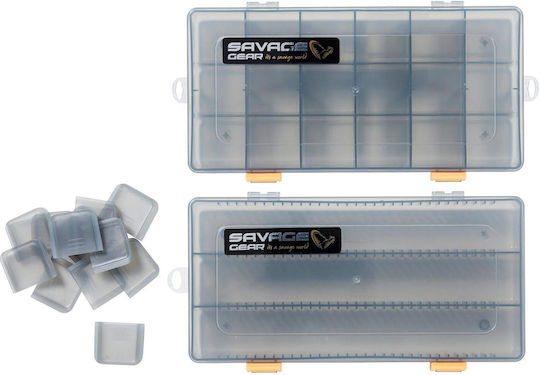 Κουτάκια Savage Gear Flat Lure Box Smoke 2 Τεμάχια