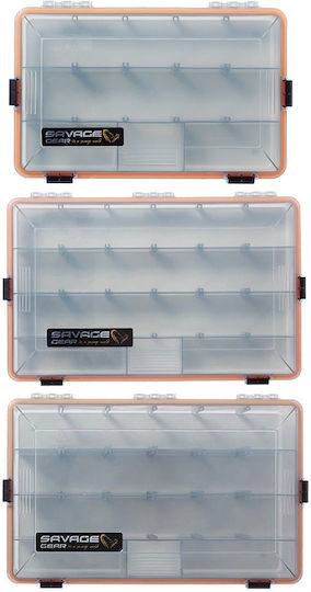 Waterproof Boxes Savage Gear Wp Lurebox Smoke 4b 27.5 X 18 X 5 Cm
