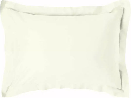 Makis Tselios Home Bettlaken King Size mit Gummiband 180x200+40cm. Ecru