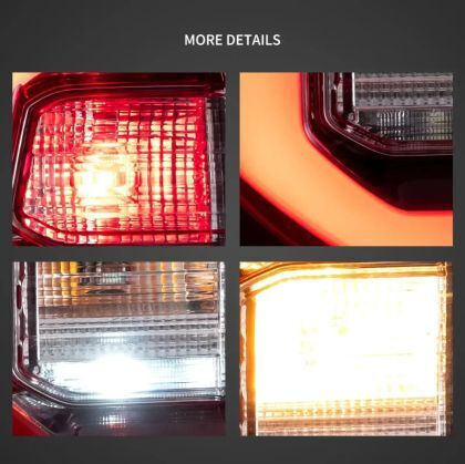 Led Taillights Toyota Hilux 2015-2022 Red Set 2 Pieces