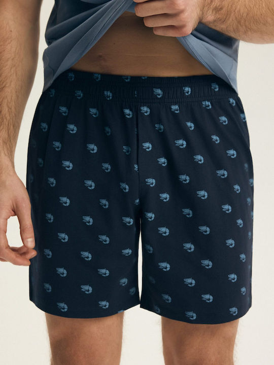 Henderson Summer Men's Pyjama Indigo
