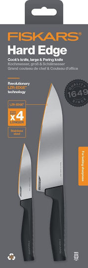 Fiskars Hard Edge Set Cuțite din Oțel Inoxidabil 2buc