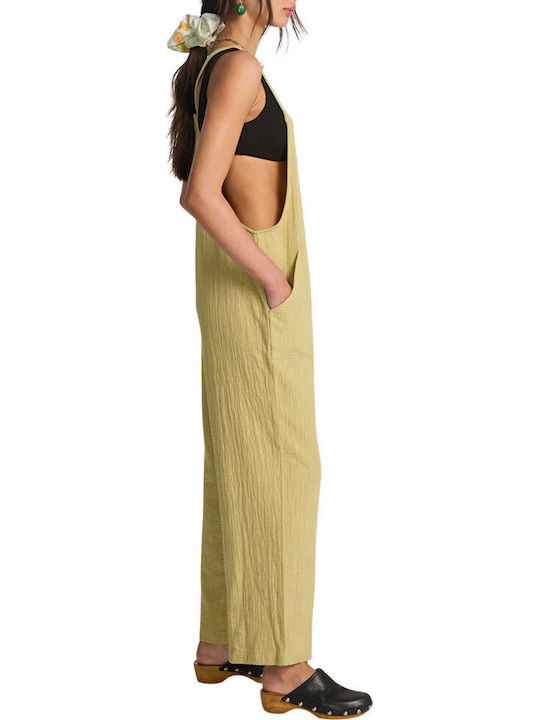 Pacific Time Women's One-piece Jumpsuit Cactus Green