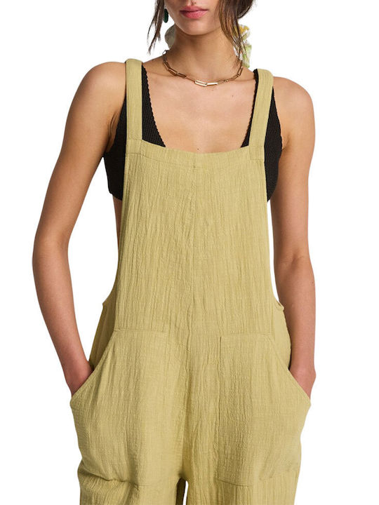 Pacific Time Women's One-piece Jumpsuit Cactus Green