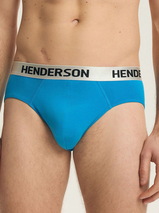 Herren Slips Blau 2er Pack