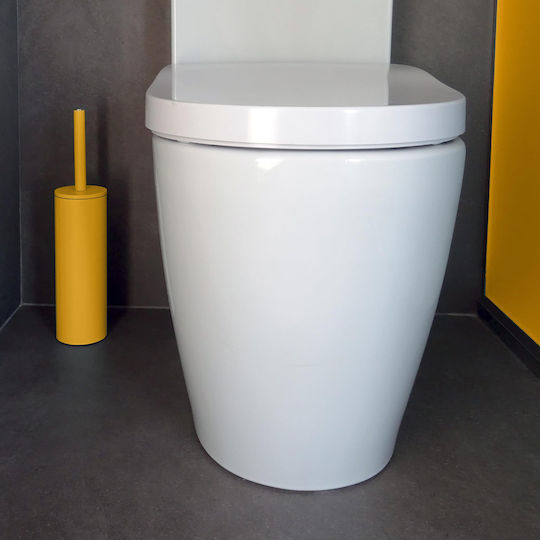Dimitracas Akira 03145.002 Metallic Toilet Brush Yellow