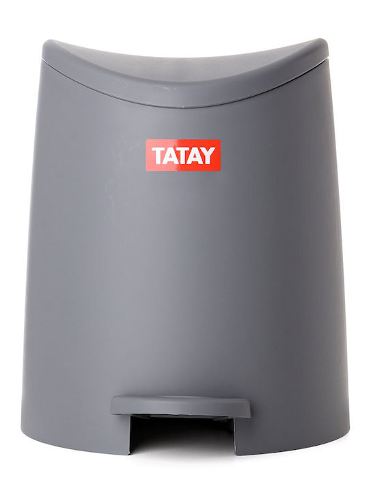 Bathroom Pedal Bin 3L Standard Gray