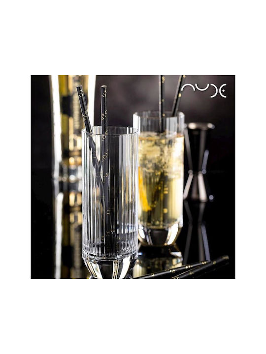 Espiel Big Top Set Gläser Wasser aus Glas in Weiß Farbe 430ml 6Stück