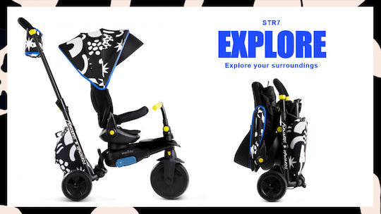 Smart Trike Kelly Anna Explore Сгъваемо и Превозно Средство 6 в 1 за 6 Месеца Черно