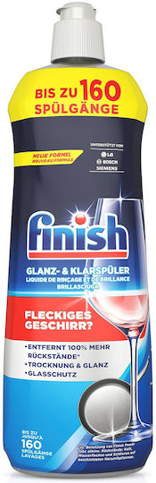 Finish Powerball Glanz Rinse Aid Liquid Dishwasher Brightener 800ml