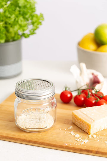 KIlner General Use Vase with Airtight Lid made of Stainless Steel Transparent 250ml