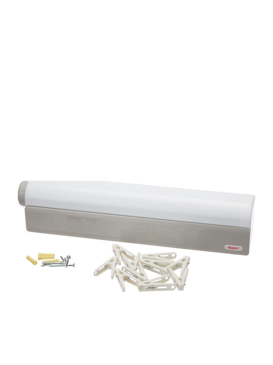 Rayen Wall Clothes Drying Rack for Balcony with Hanging Length 22m