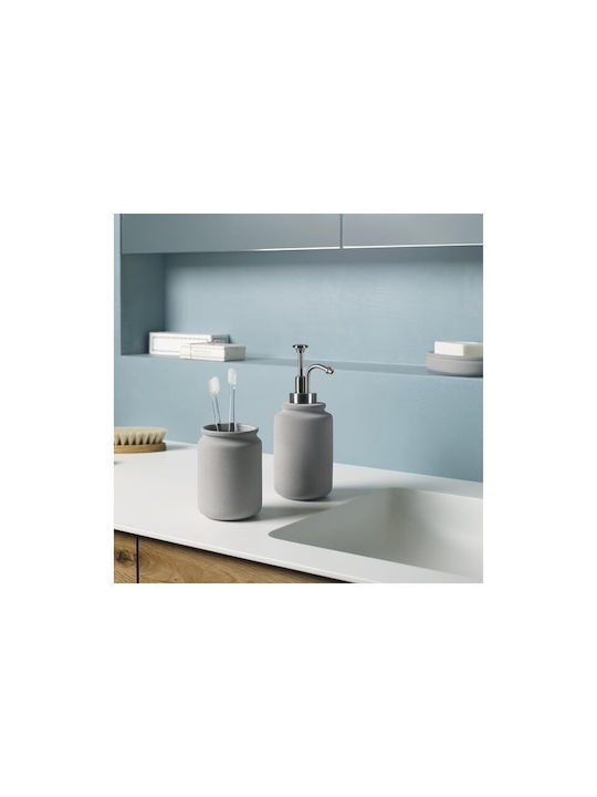 Dimitracas Cement Spirella Ceramic Soap Dish Countertop Gray