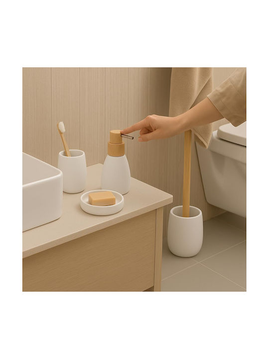 Dimitracas Sven Tabletop Cup Holder Ceramic White