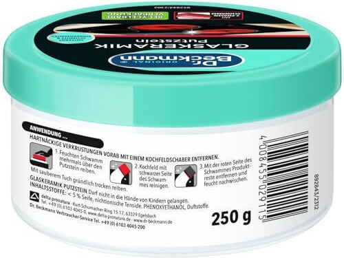 Dr Beckmann Καθαριστικό Κεραμικών Εστιών 250gr