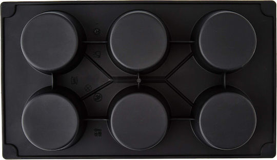 Lekue No Coating Silicone Cupcakes & Muffins 6 Cups Baking Pan