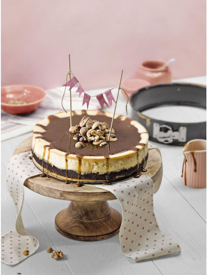 Kaiser Inspiration Backform Torte Aluminium mit abnehmbarem Boden 26x26x7cm 1cm