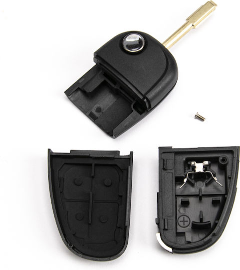 Car Key Shell Jaguar S-type X-type Xj Xjr Fo21 4 Buttons