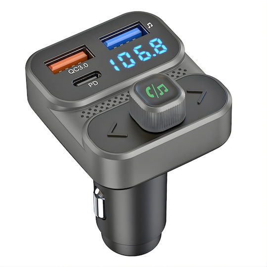 SGTT FM Transmitter Αυτοκινήτου με Bluetooth / USB / MicroSD