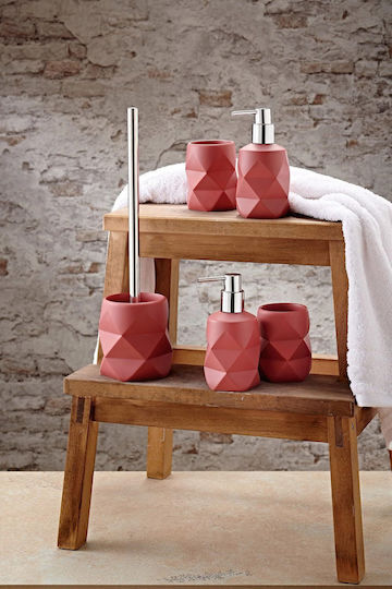 Kleine Wolke Crackle Tabletop Plastic Dispenser Rosewood