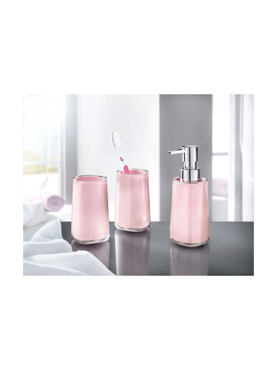 Kleine Wolke Mable Tabletop Plastic Dispenser Pink