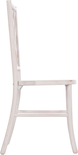 Scaune Sala de mese Lemn White Wash 1buc