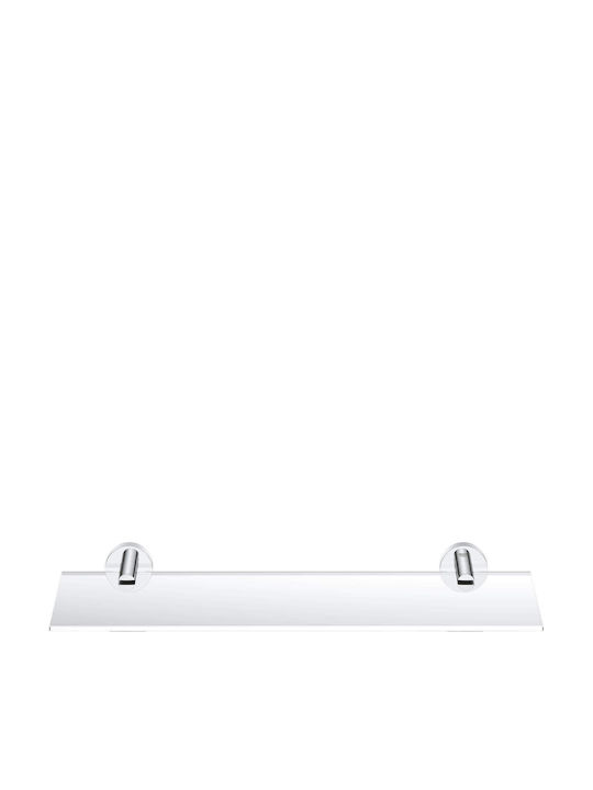 Grohe Essentials Стенен Рафт за баня Стъклен 53x14.5x5.4см Бяла