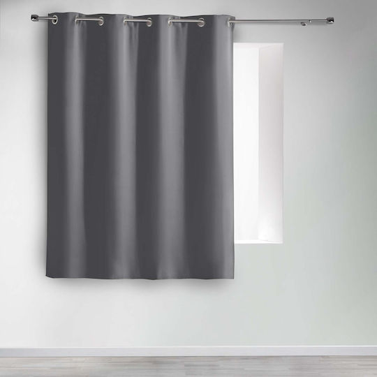 Curtain with Grommets L-c Occult Gray 140x180cm