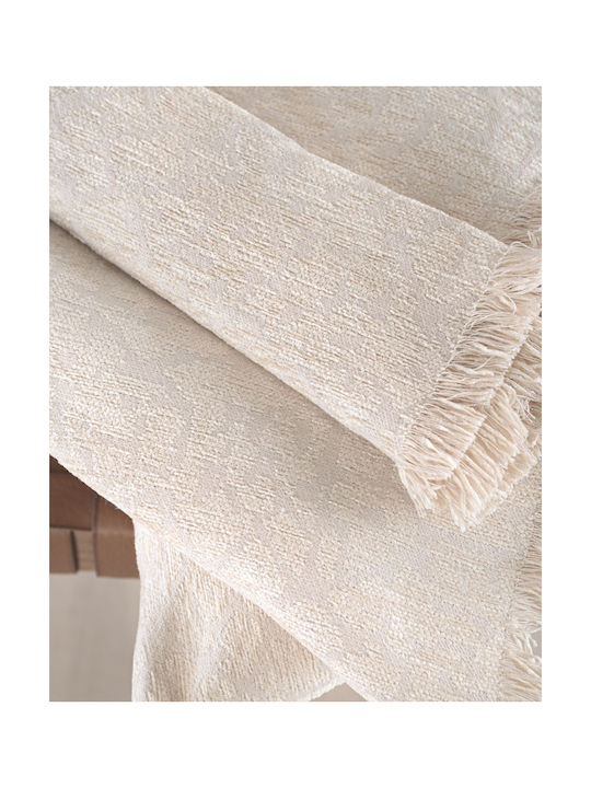 Rythmos Wonder Dekorativer Kissenbezug aus 100% Baumwolle Rosa 40x40cm