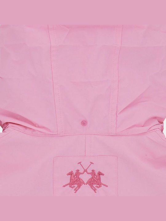 Γυναικείο Μπουφάν Πεζοπορίας Αντιανεμικό Pink