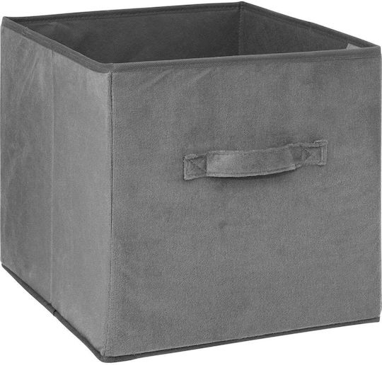 5Five Υφασμάτινο Κουτί Αποθήκευσης Γκρι 31x31x31cm