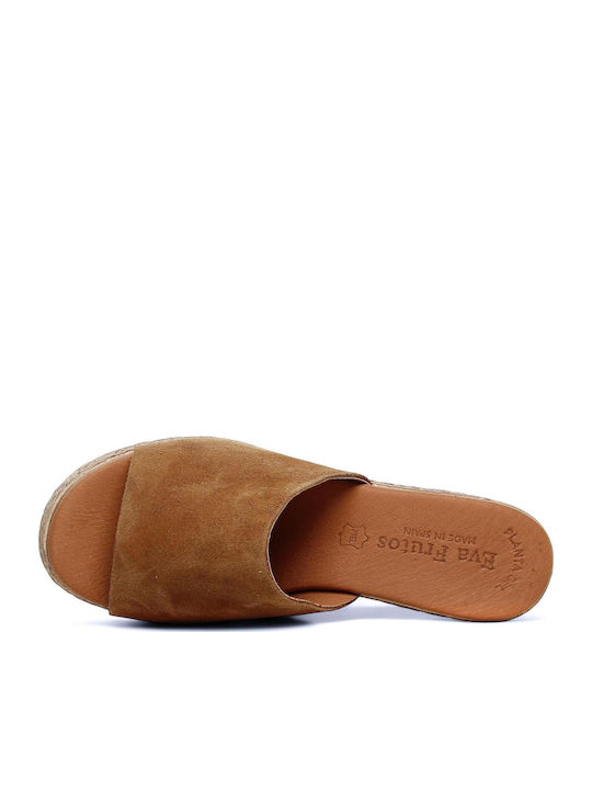 Summer Women's Platforms Tabac Brown