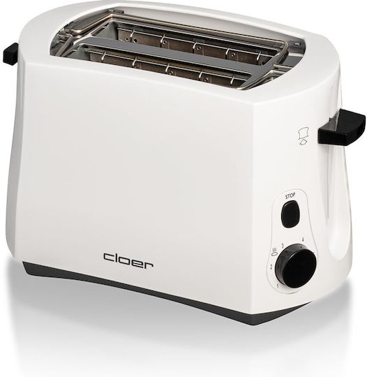 Cloer 331 Φρυγανιέρα 2 Θέσεων 825W Λευκή