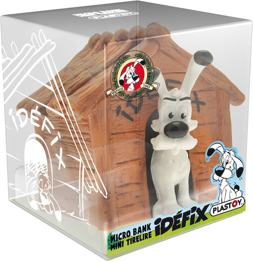 Plastoy Idefix’s Doghouse Children's Money Box Plastic Brown 9x9x10cm