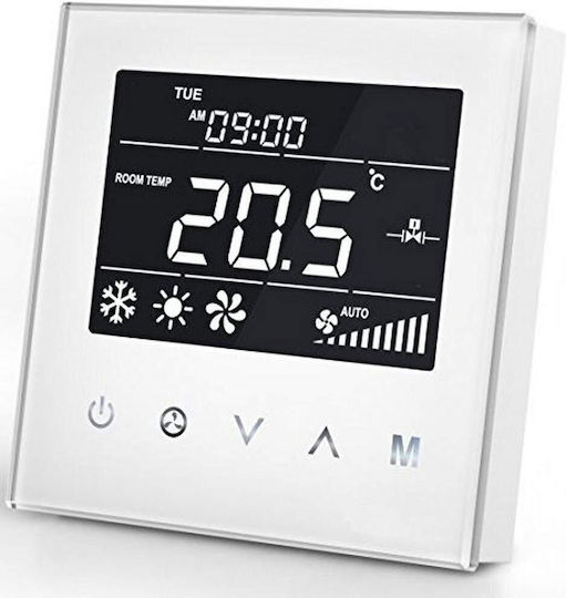 Geyer MCOHome MH8-FC 2 W Digital Thermostat Raum Intelligent mit Touchscreen Weiß