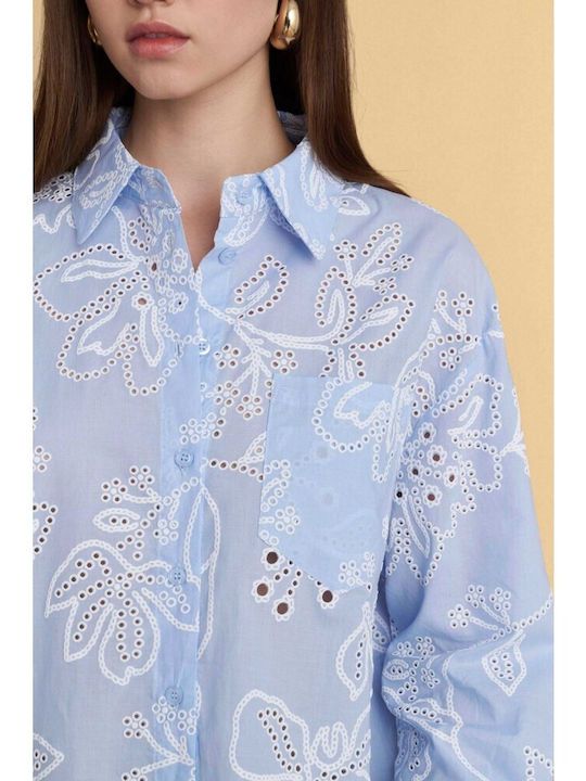 Long Sleeve Women's Shirt Ciel Checked