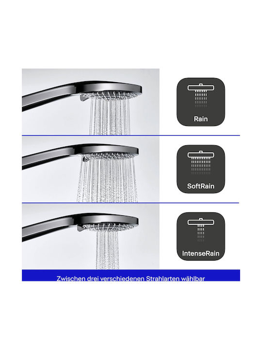 Duravit Duschsäule ohne Armatur Schwarz