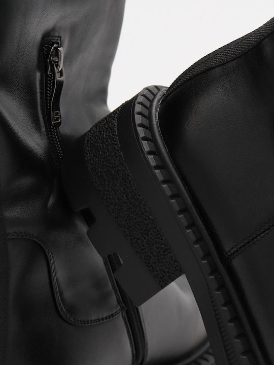 Damen Stiefeletten mit Mittelhohem Absatz Schwarz