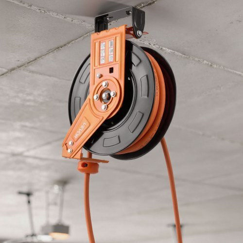 Vevor Automatic Wall Mounted Hose Reel with 15m Hose